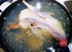 全Illustration of how to make duck carrot soup 1