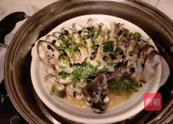 Illustration of how to make steamed fish bento 3