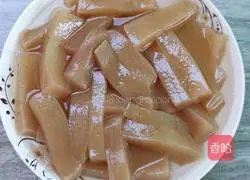 Illustration of how to make minced konjac tofu 2