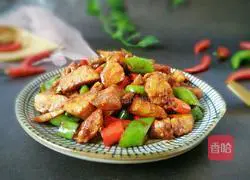 Illustration of how to make spicy stir-fried chicken 8