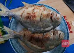 Braised Golden Pomfret Recipe Illustration 7