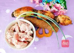 Illustration of how to make steamed pork ribs with yam and lotus root powder 1