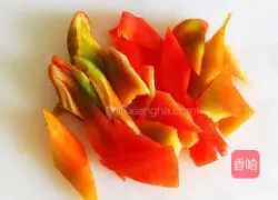 Illustration of how to make fried squid with mango and shrimp 3