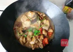 Illustration of how to cook fat sausage with tofu 3