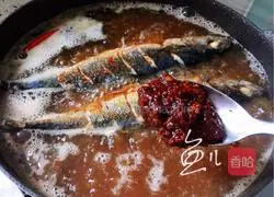 Illustration of braised mackerel 12