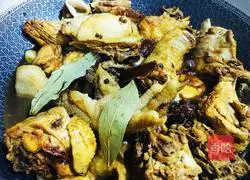 Illustration of how to make chicken stewed with mushrooms 8