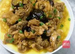 Illustration of how to make steamed chicken with mushrooms 10