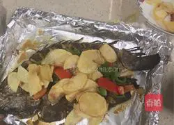 Illustration of how to make lobster-flavored potato grilled fish 15