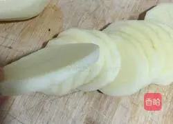 Dry pot Illustration of how to make potato chips 2