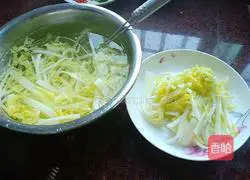 Illustration of how to make steamed baby cabbage 3