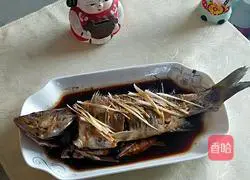 Illustration of how to steam sea fish 8