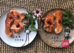 Illustration of how to make pan-fried salmon 12