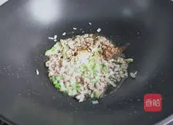 Illustration of how to make minced meat tofu 5