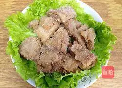 Illustration of how to make steamed pork with rice flour 8
