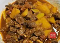 Illustration of Beef Stew with Potatoes and Tomatoes 6