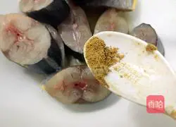 Illustration of how to make pan-fried mackerel 4