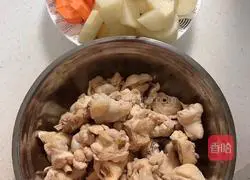 Curry Illustration of how to make chicken rice 1