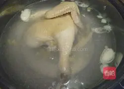 Illustration of how to make white-cut chicken 3