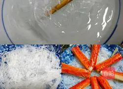 Illustration of how to make steamed crab meat sticks with rice flour 3