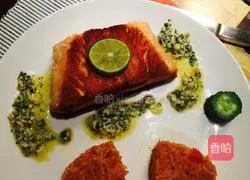 Illustration of how to make pan-fried salmon 6