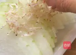 (Steamed vegetables) Illustration of how to make steamed winter melon with sea rice 4