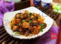 Illustration of how to make abalone stewed with potatoes 11