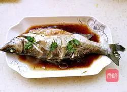Illustration of how to make steamed seabass 8