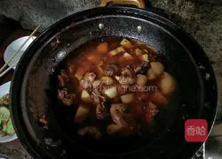 Illustration of how to make braised chicken and potatoes stewed 8