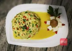Illustration of how to make tofu and scrambled eggs 13