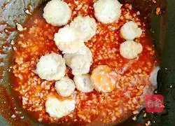 Illustration of how to make tofu with minced meat and tomato sauce 12