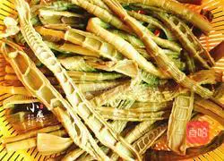 Illustration of how to make dried bamboo shoots with rice 2
