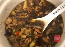 Illustration of Braised Chicken and Rice 11