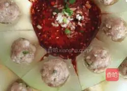 Illustration of how to make steamed pork with winter melon 5