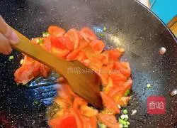 Illustration of how to make tomatoes and enoki mushrooms 6