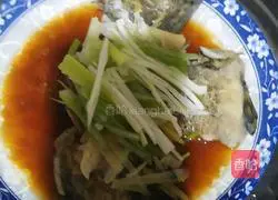 Illustration of how to make steamed grouper 11