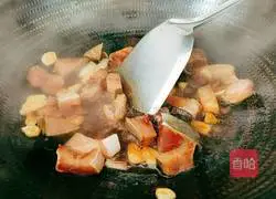 Illustration of how to make fried mushrooms with sea fish 10