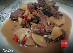 Illustration of how to make radish braised pork ribs 7