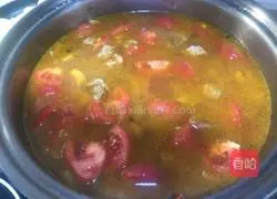 Illustration of how to stew beef brisket with tomatoes and potatoes 7