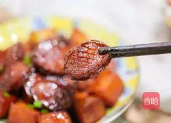 Illustration of how to make abalone braised pork 13