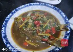 Illustration of Braised Crucian Carp 6