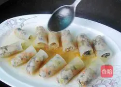Illustration of how to make crystal winter melon rolls 11