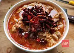 Illustration of how to make spicy boiled pork slices 8