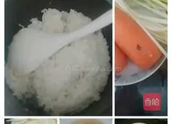 Illustration of how to make pizza rice rolls 1