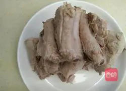 Illustration of how to make sauced pork ribs 1