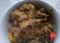 Illustration of how to make millet steamed pork ribs 9