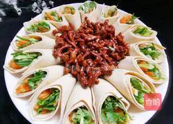 Beijing sauce shredded pork Illustration of how to do it 13