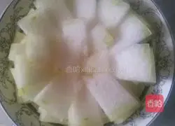 Illustration of how to make steamed winter melon with minced meat 2