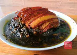 Illustration of how to make sauerkraut and pork belly 14