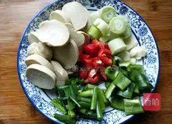 Illustration of how to cook vegetarian chicken in oyster sauce 2