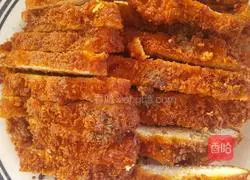 Illustration of how to make homemade fried chicken steak 10